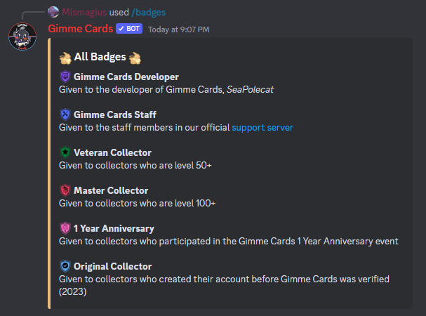 /badges